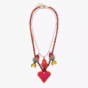 NWT Zara Woman Accessories PACK OF NECKLACES WITH FISH AND HEART